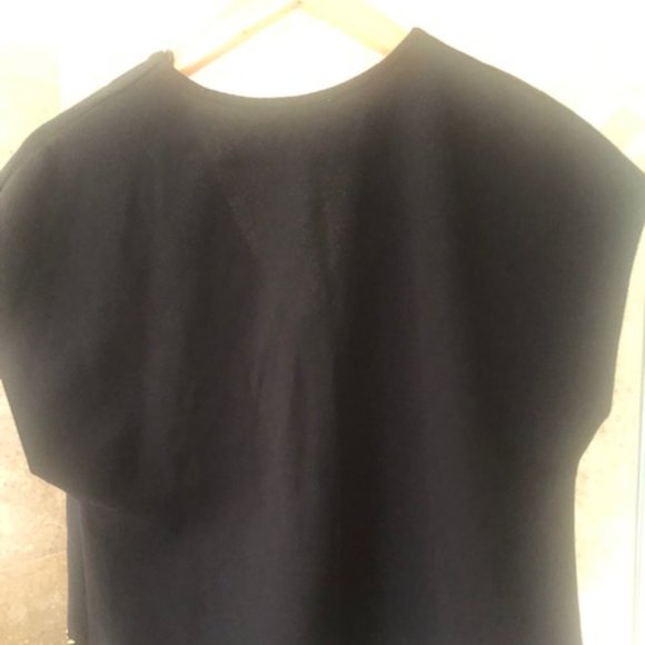 Zara Small Notch Neck Short sleeve "Embroidered" Tee Multi-Colored - Picture 4 of 4